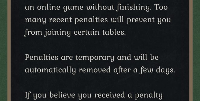 Screenshot of Penalty Info